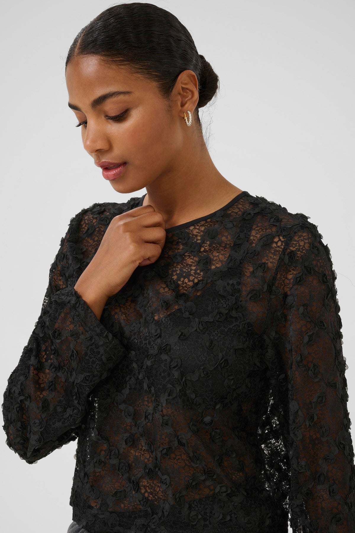 KAFFE Rosie Bluse Deep Sort