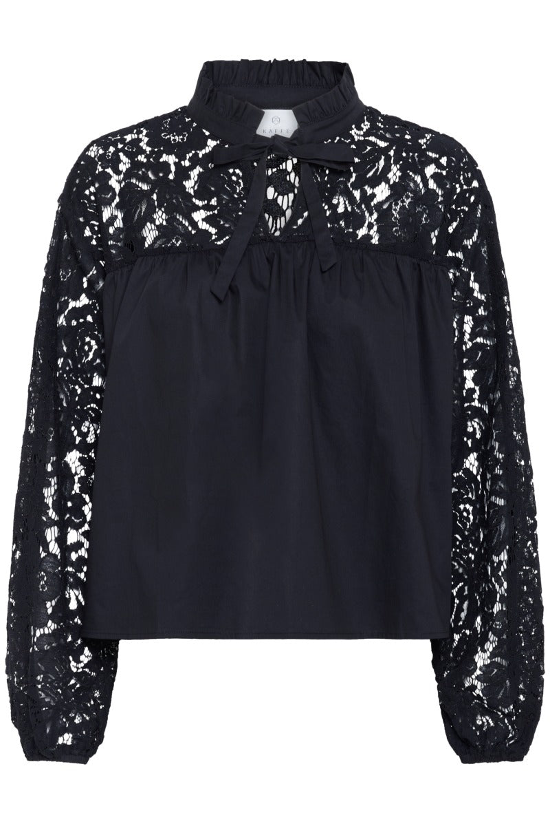 KAFFE Cynthia Bluse Sort