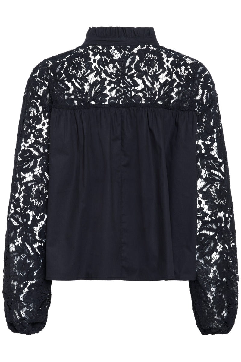 KAFFE Cynthia Bluse Sort