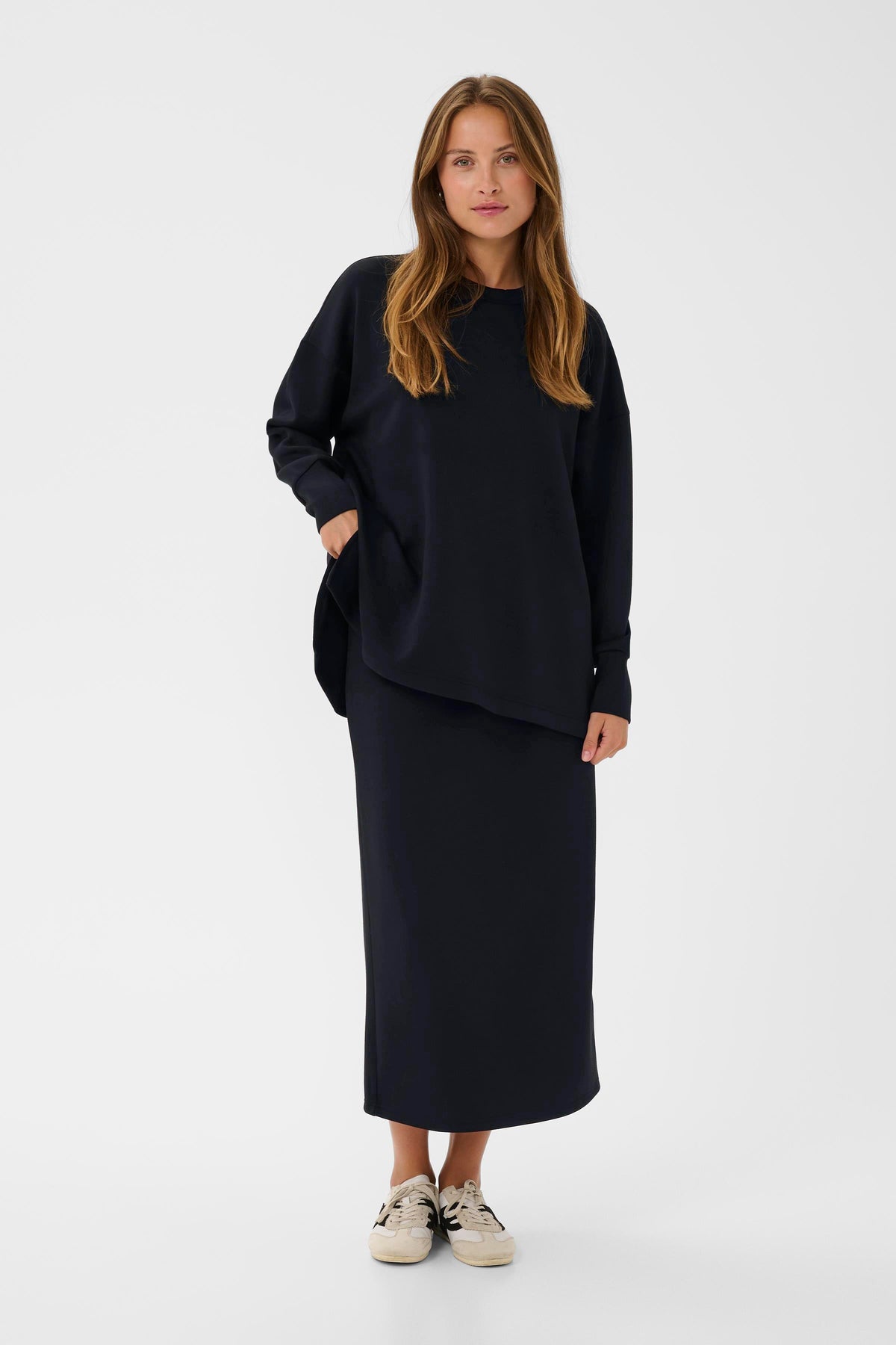 KAFFE Annika Sweatshirt Deep Sort