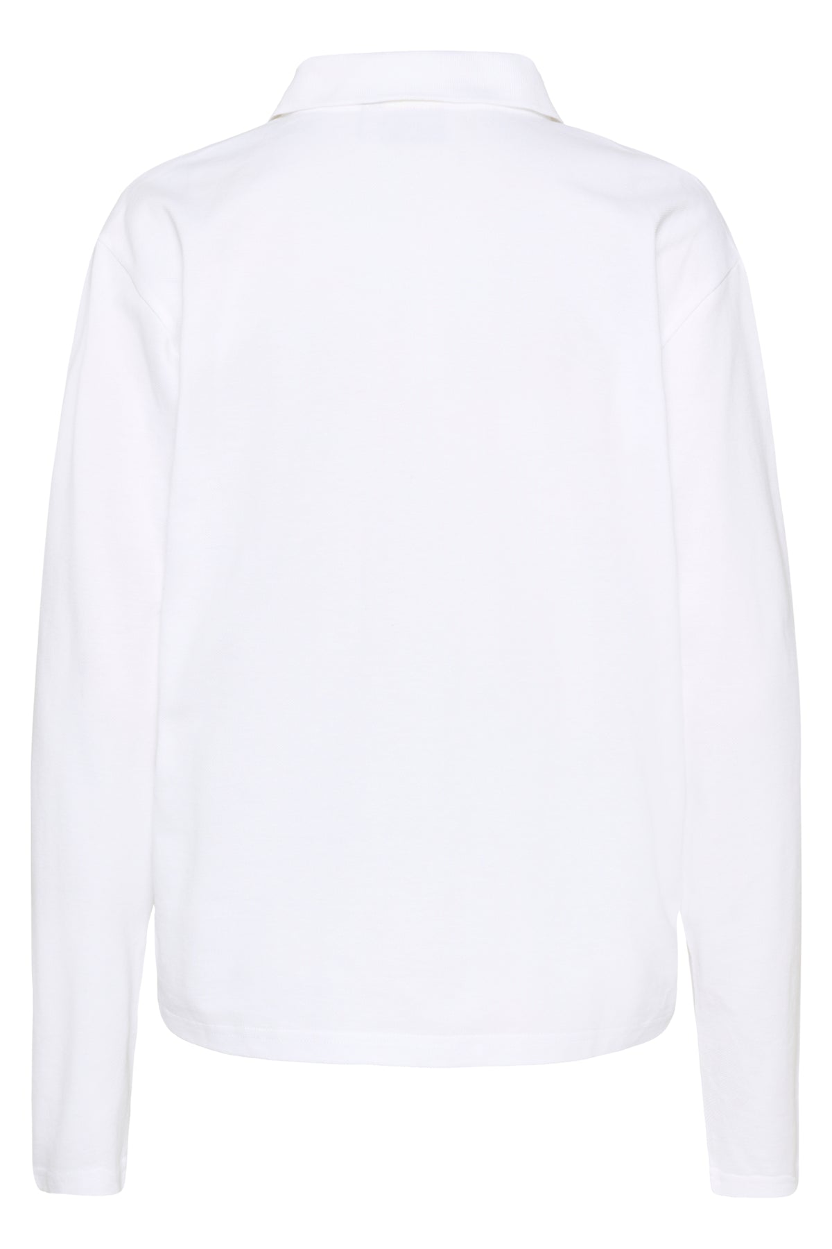 KAFFE Miala Polo T-shirt Langærmet Optical Hvid