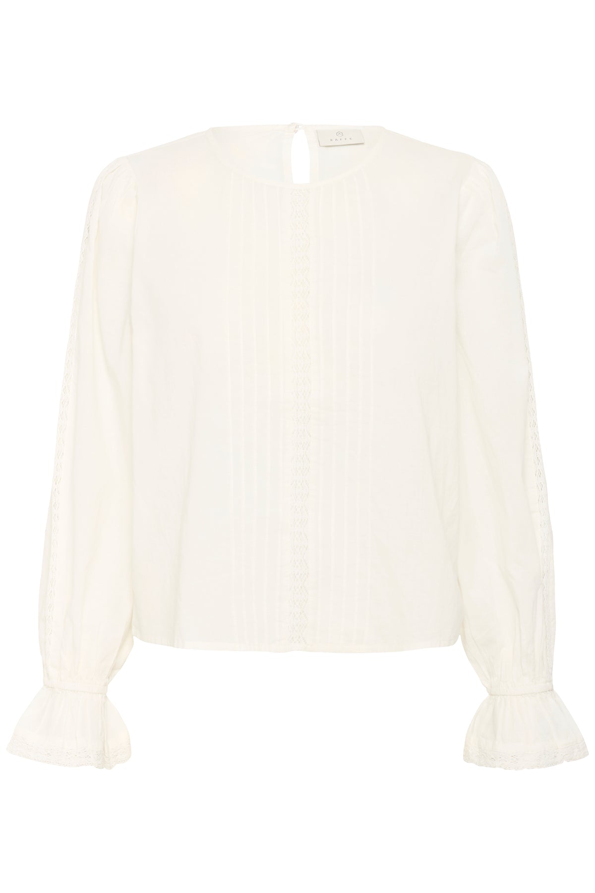 KAFFE Claris Bluse Chalk Hvid