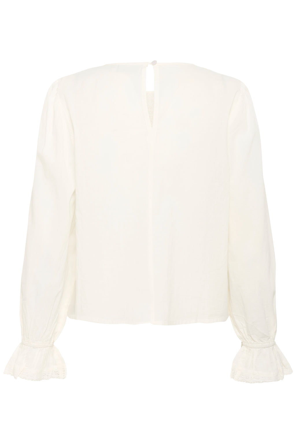 KAFFE Claris Bluse Chalk Hvid