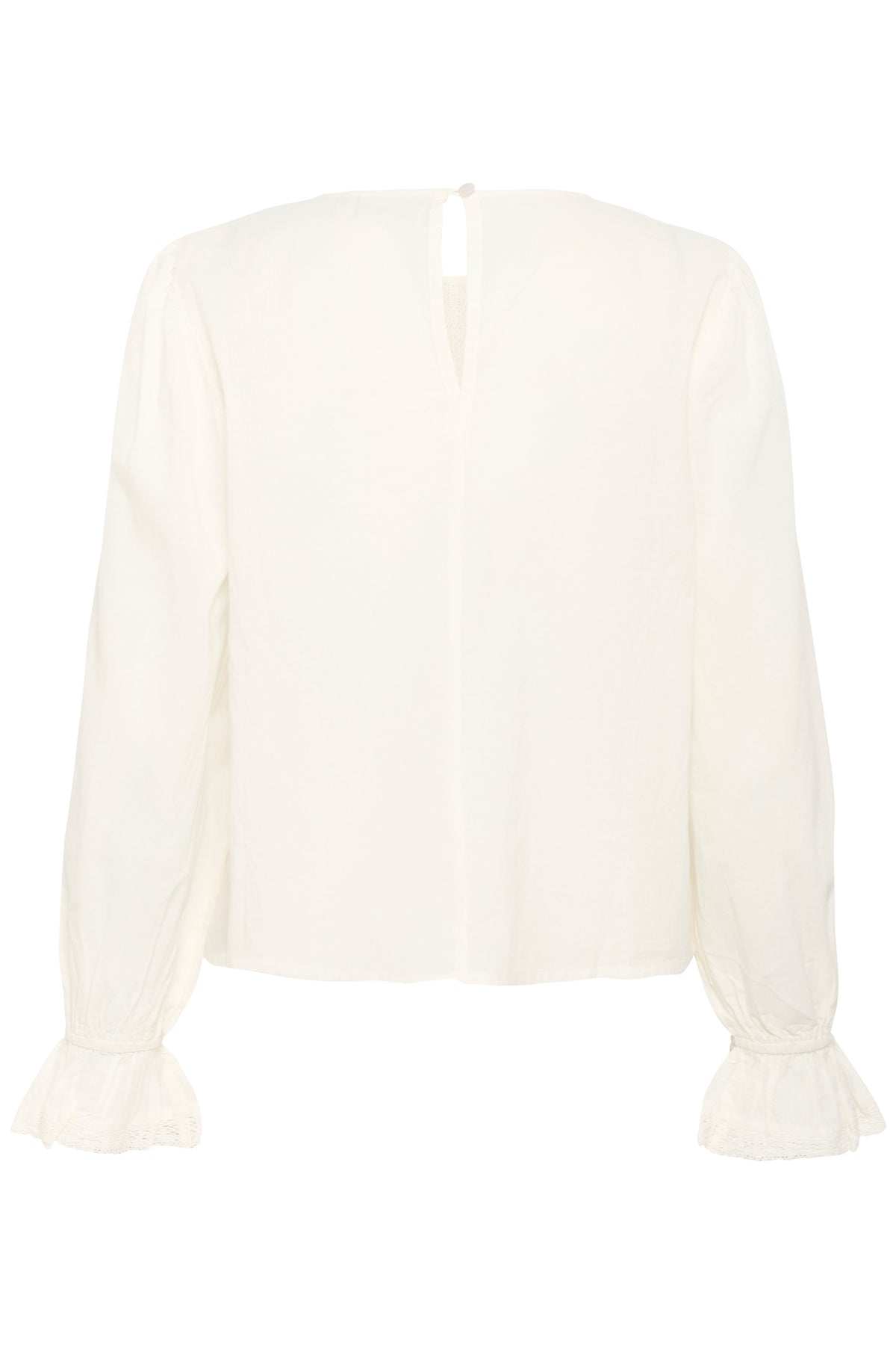 KAFFE Claris Bluse Chalk Hvid