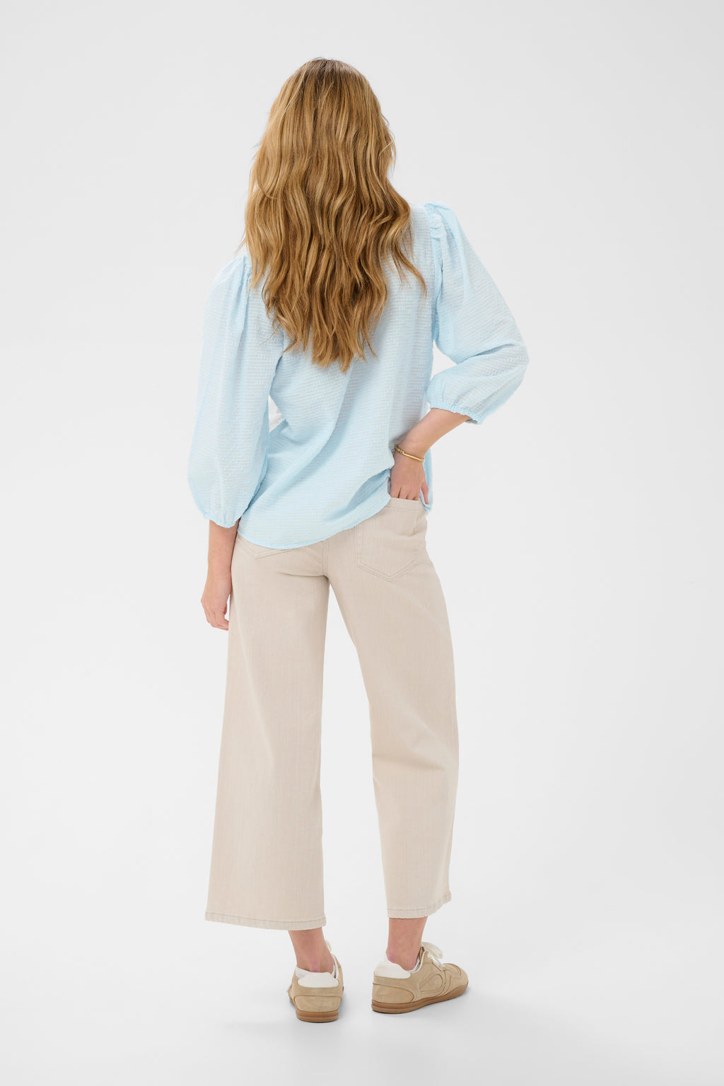 KAFFE Penelope Bluse Nantucket Breeze Lys Blå