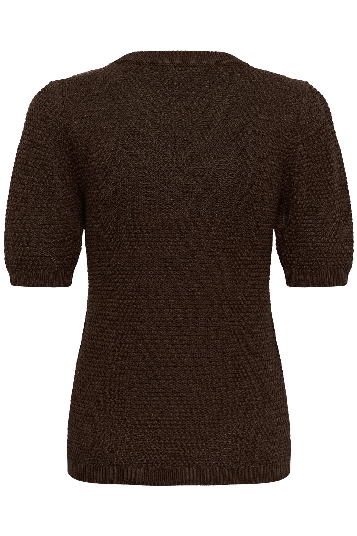 KAFFE Vivian Strik Pullover Coffee Bean Brun