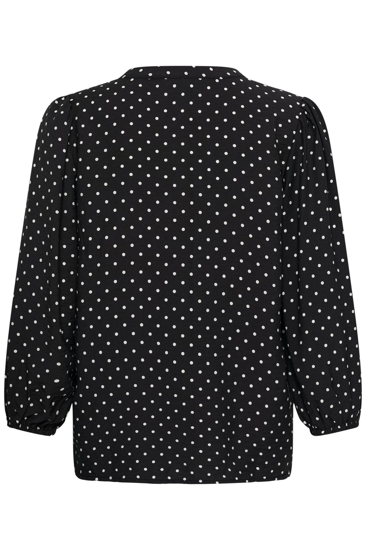 KAFFE Sirena Bluse Prikker Sort Hvid