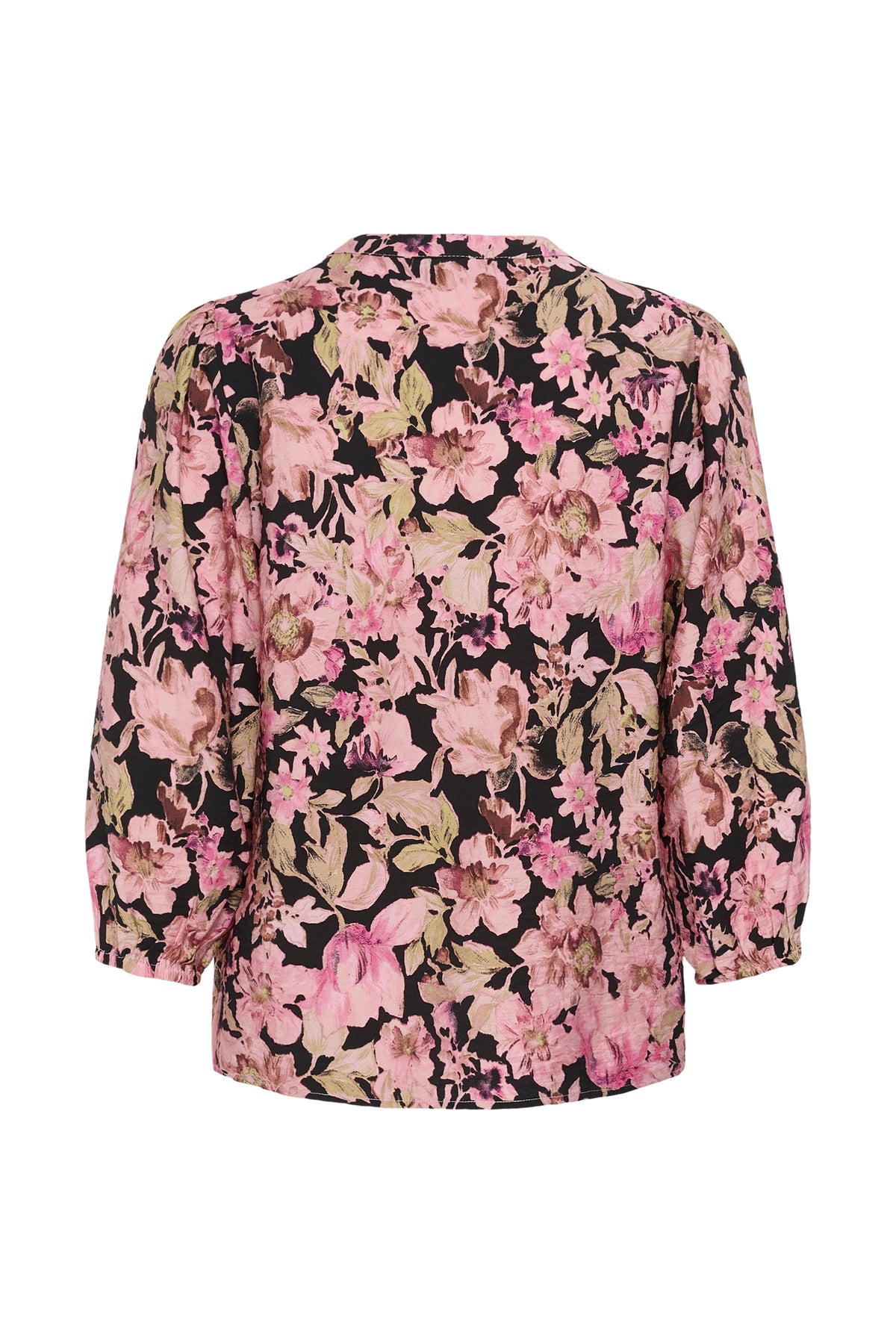 KAFFE Sirena Bluse Blomster Print Pink