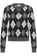 KAFFE Harlow Cardigan Mørk Grå Sort