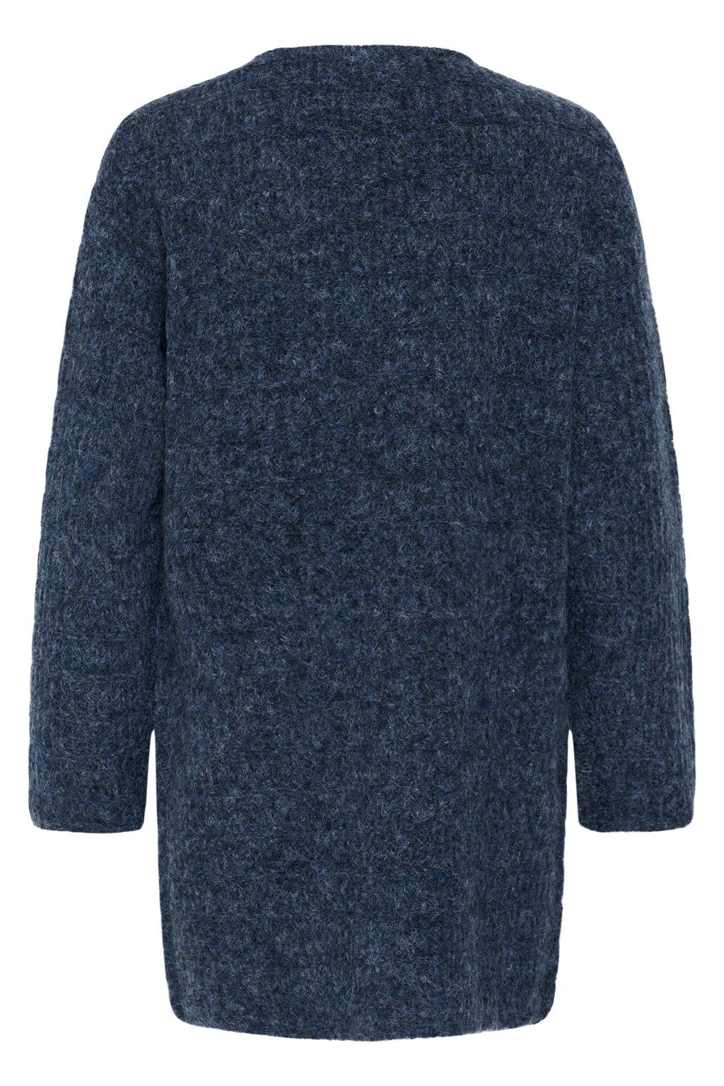 KAFFE Kikki Cardigan Graphite Melange Blå