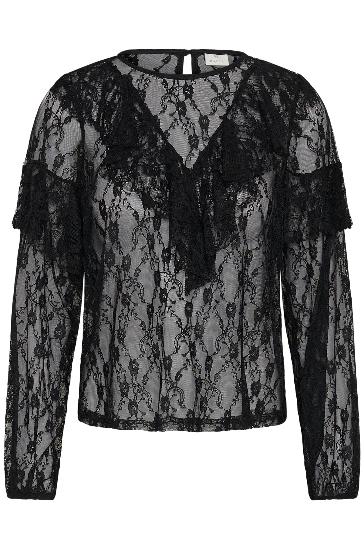 KAFFE Ace Bluse Deep Sort