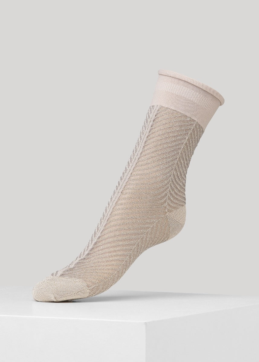 Dear Denier Hedvig Herringbone Guld