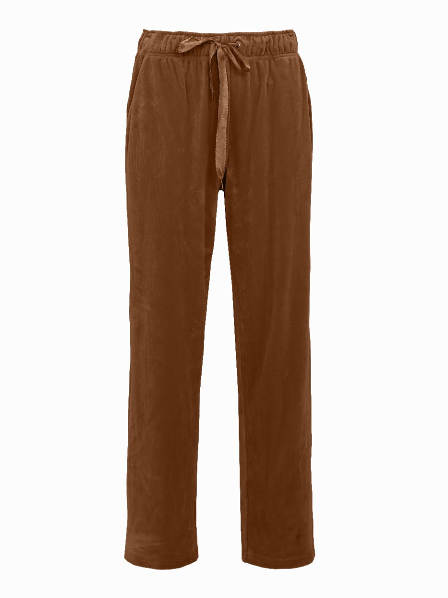 Rosemunde Relax Bukser Dark Camel