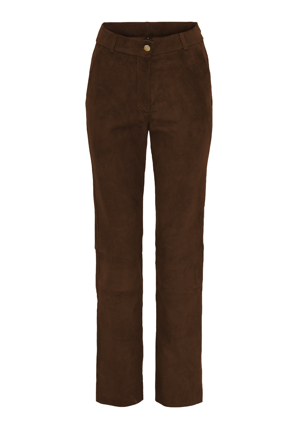 NOTYZ Stretch Bukser w Straight Leg Brun w Light Guld