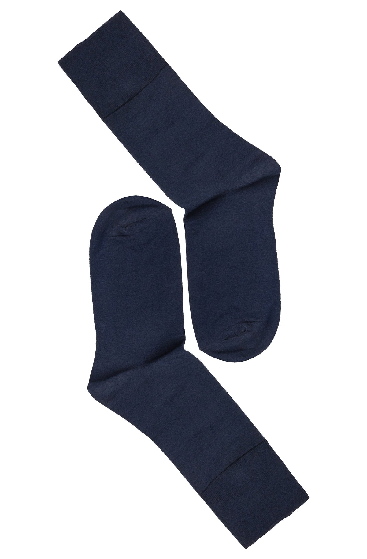 Note by Syversen Roll Top Bambus Strømper Navy Blå