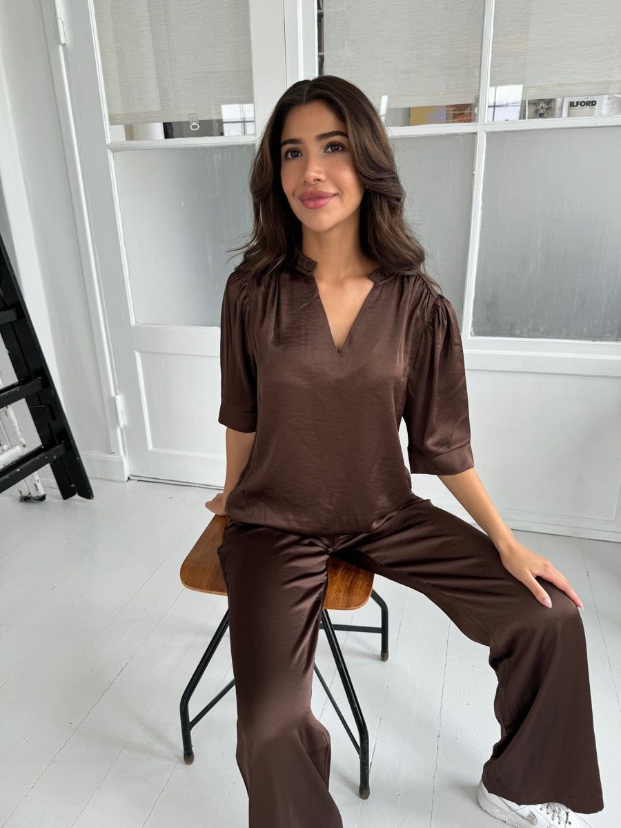 Continue CPH Roberta Satin Buks Brun