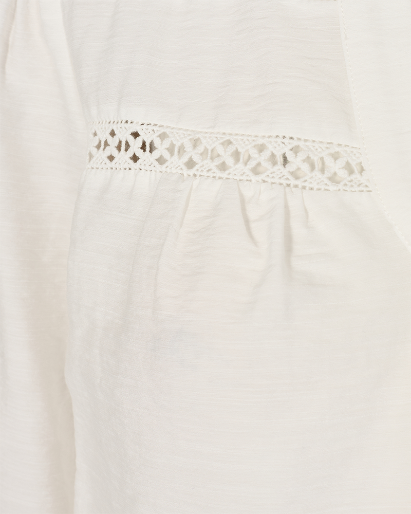 Freequent Driva Bluse Off White