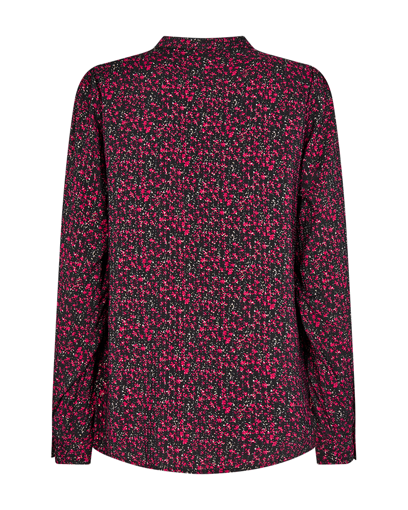 Freequent Norma Bluse Sort Cerise