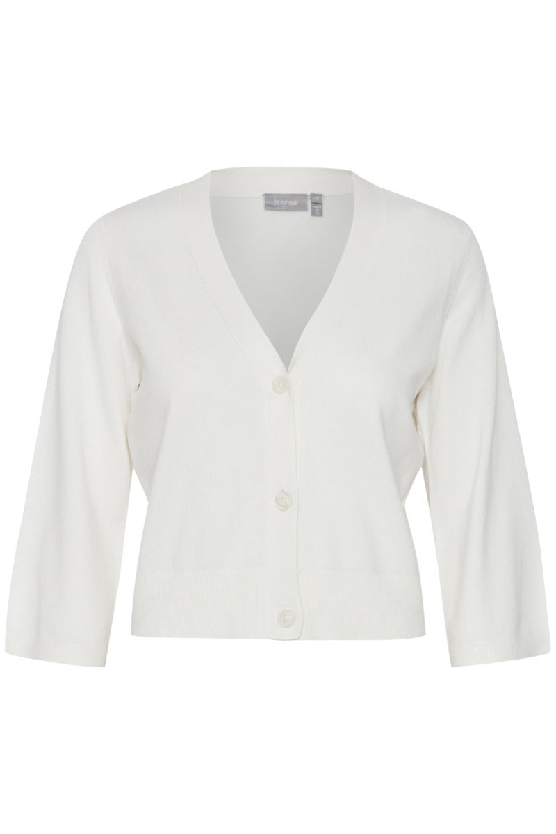 Fransa Blume Cardigan Hvid