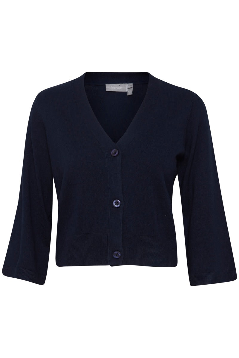 Fransa Blume Cardigan Mørkeblå