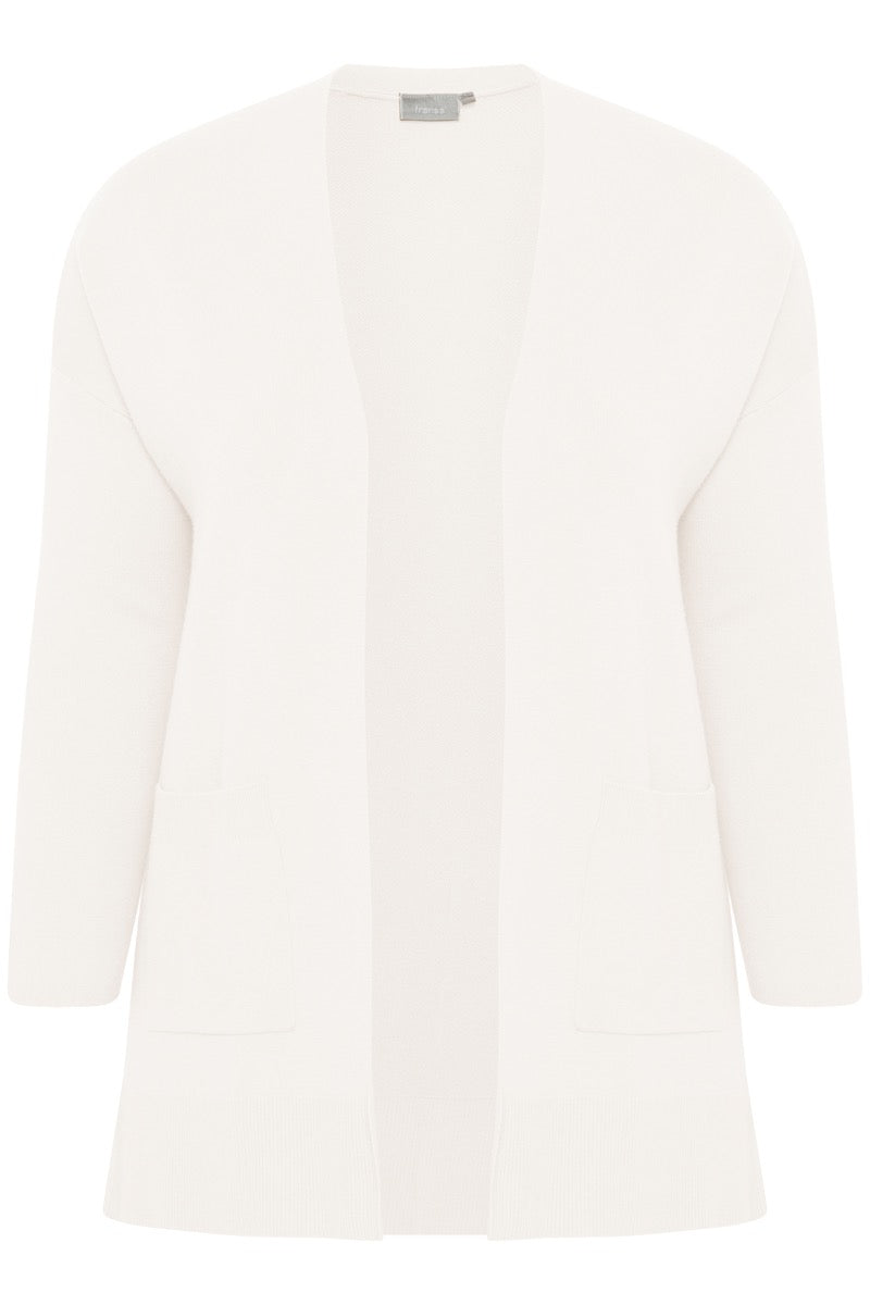 Fransa Sally Cardigan 2 Antique Hvid