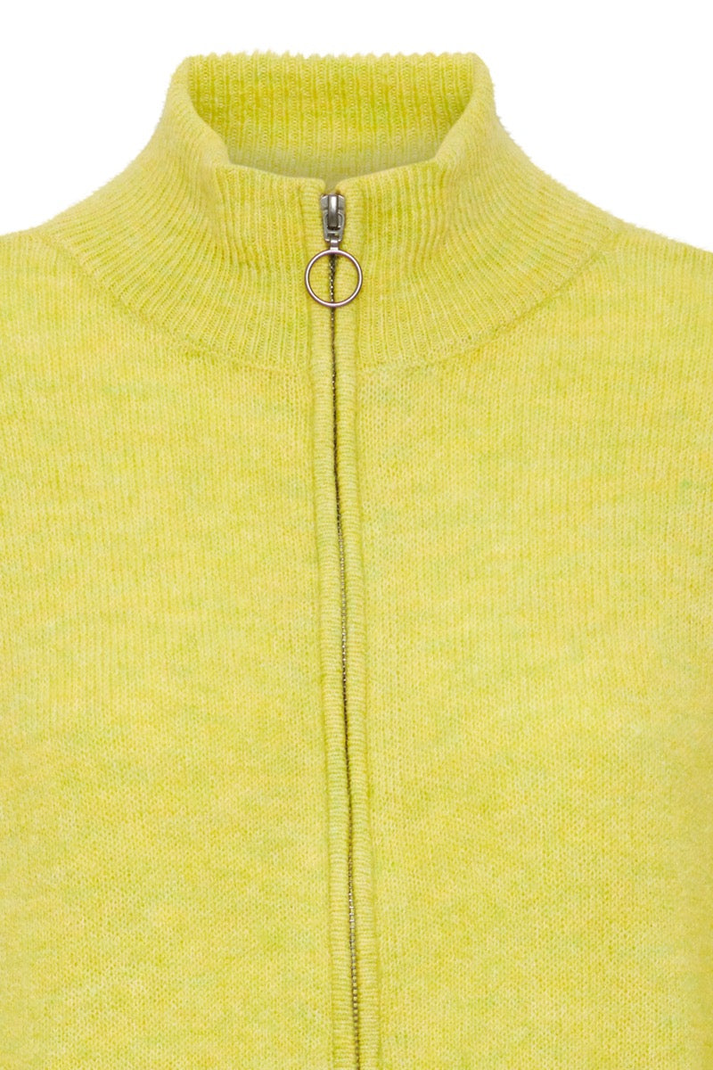 Fransa Elvira Cardigan 2 Gul Plum Melange