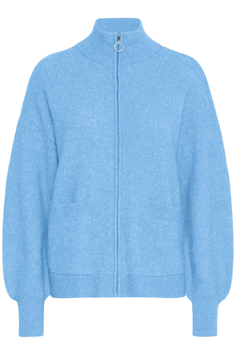 Fransa Elvira Cardigan 2 Azure Blå Melange