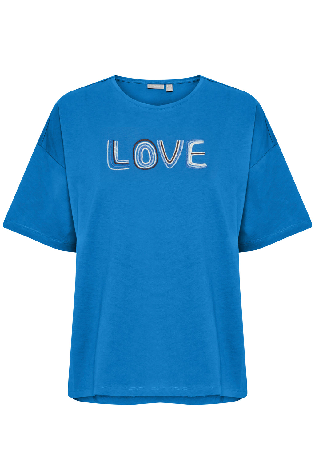 Fransa Koko T-shirt 1 Love Print Beaucoup Blå