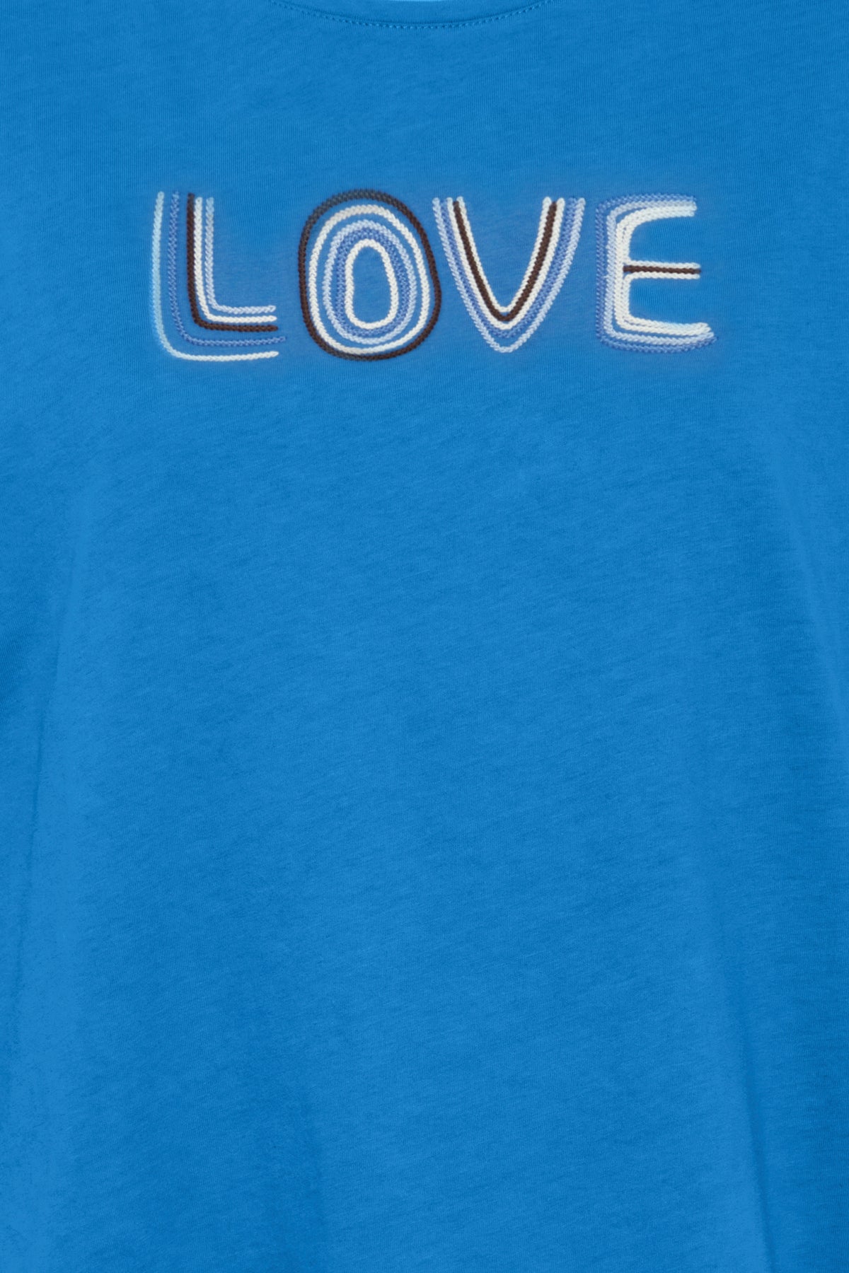 Fransa Koko T-shirt 1 Love Print Beaucoup Blå
