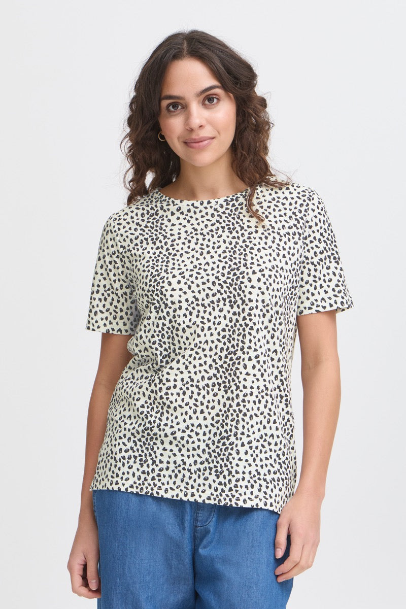 Fransa Hazel T-shirt 2 Art Whisper Hvid