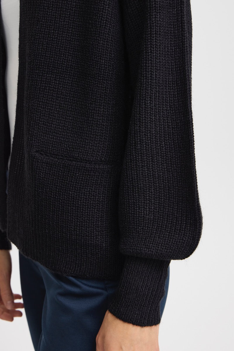 FRANSA Eretta Cardigan Sort