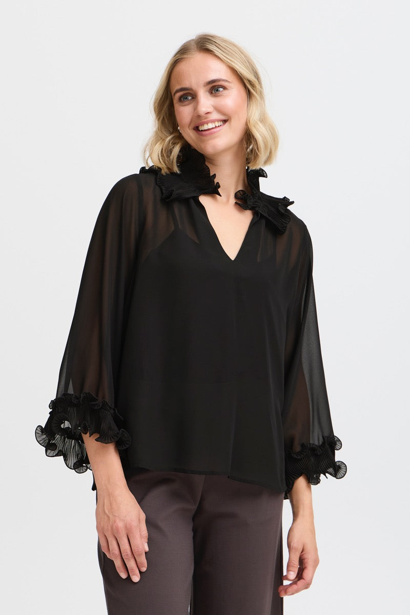Fransa Lee Bluse 1 Sort