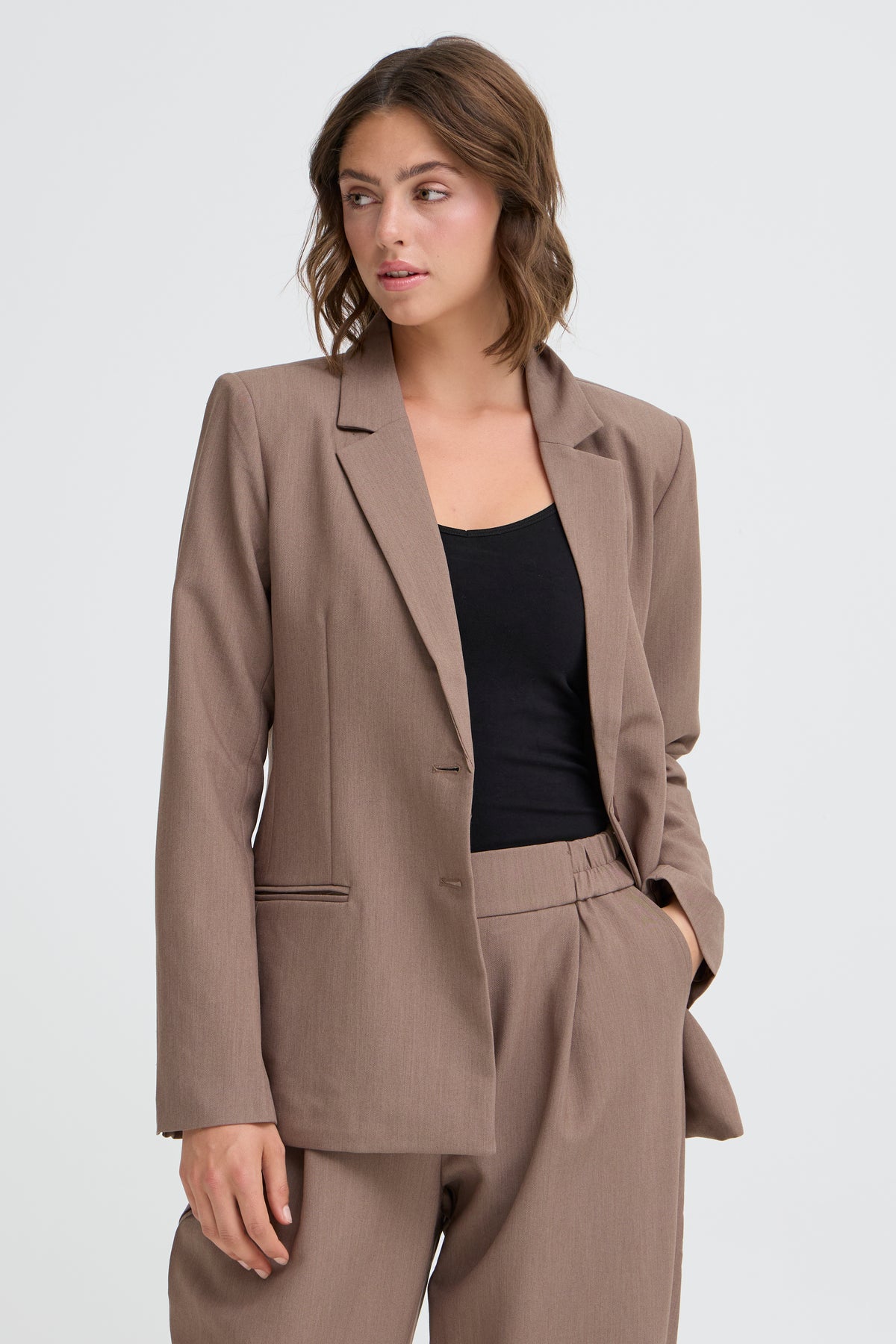 Fransa Abigail 1 Blazer Desert Taupe Brun