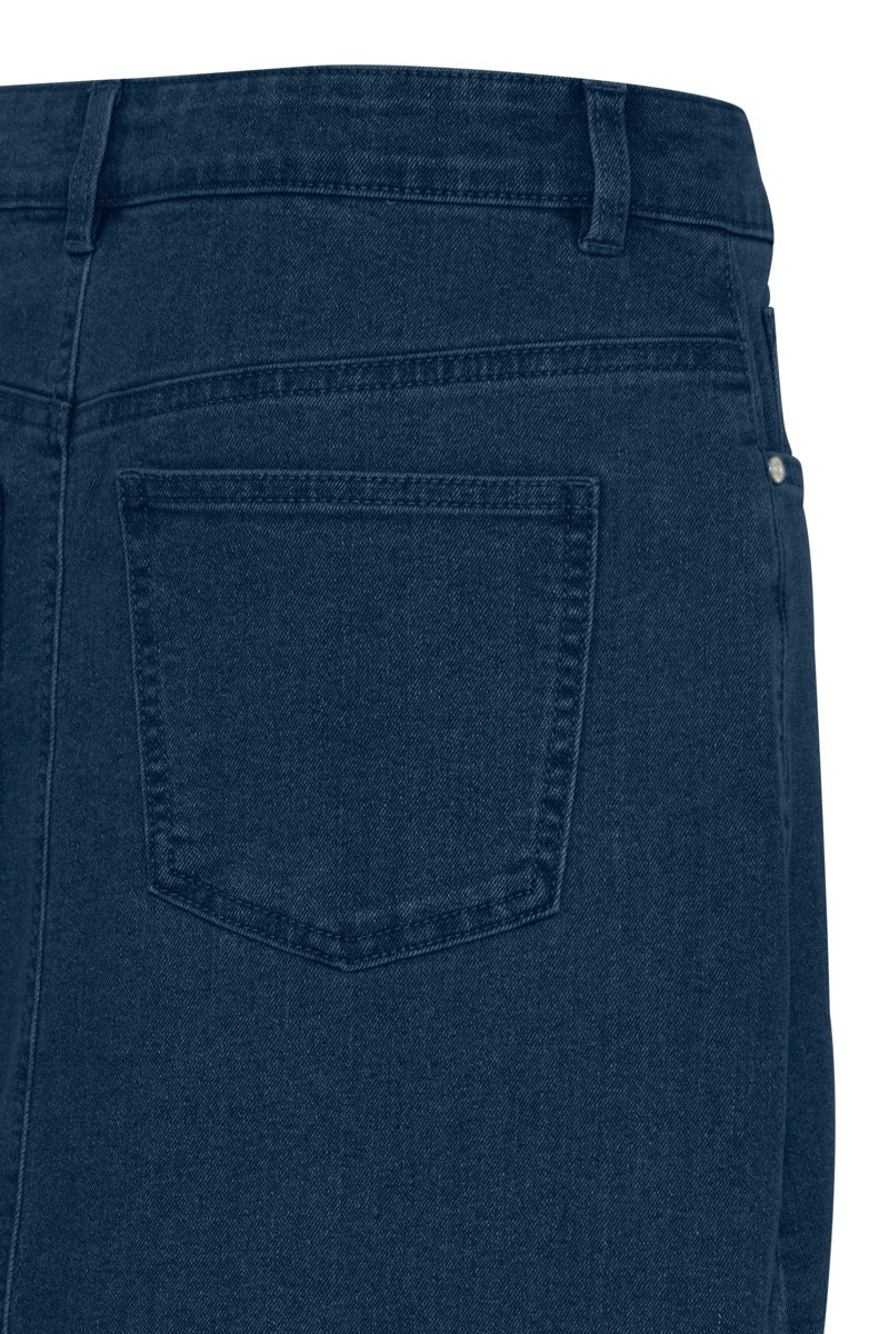 Fransa Denima Nederdel 2 Denim Mørke Blå