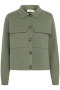 Fransa Ita 1 Cardigan Agave Grøn