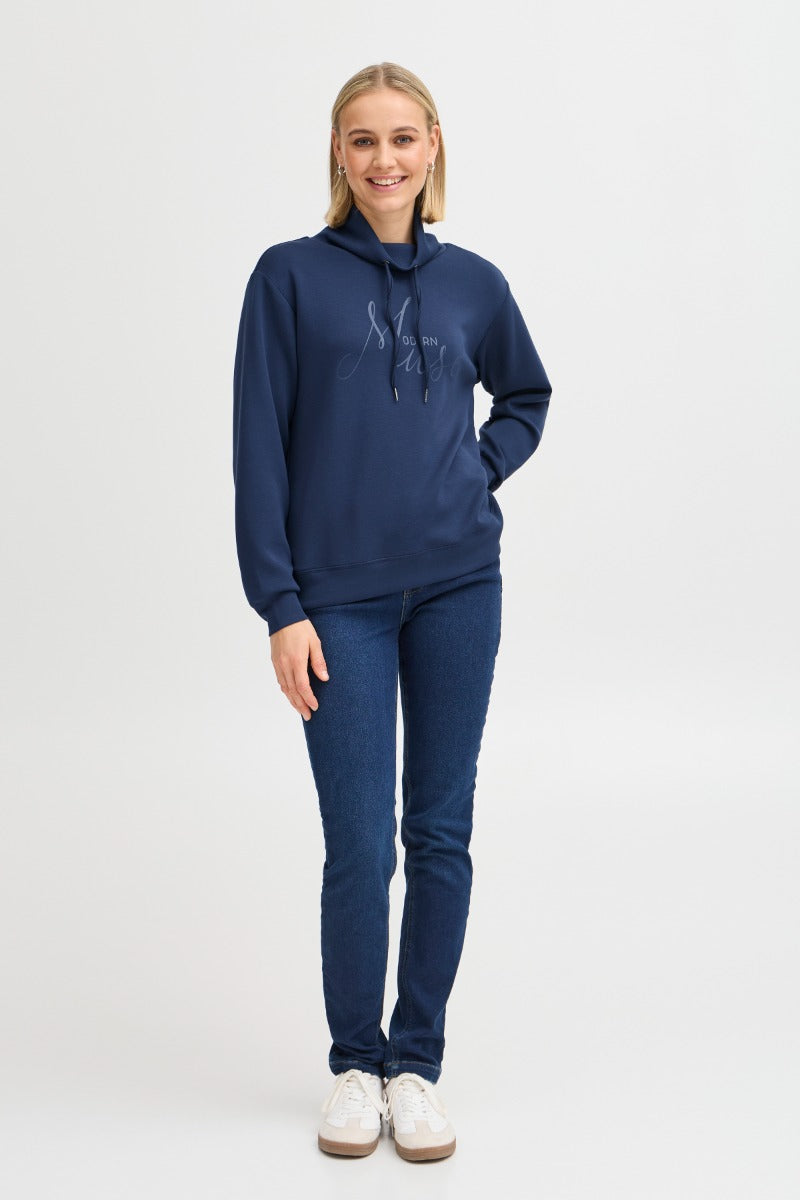 Fransa Aurora Pullover 8 Navy Blazer