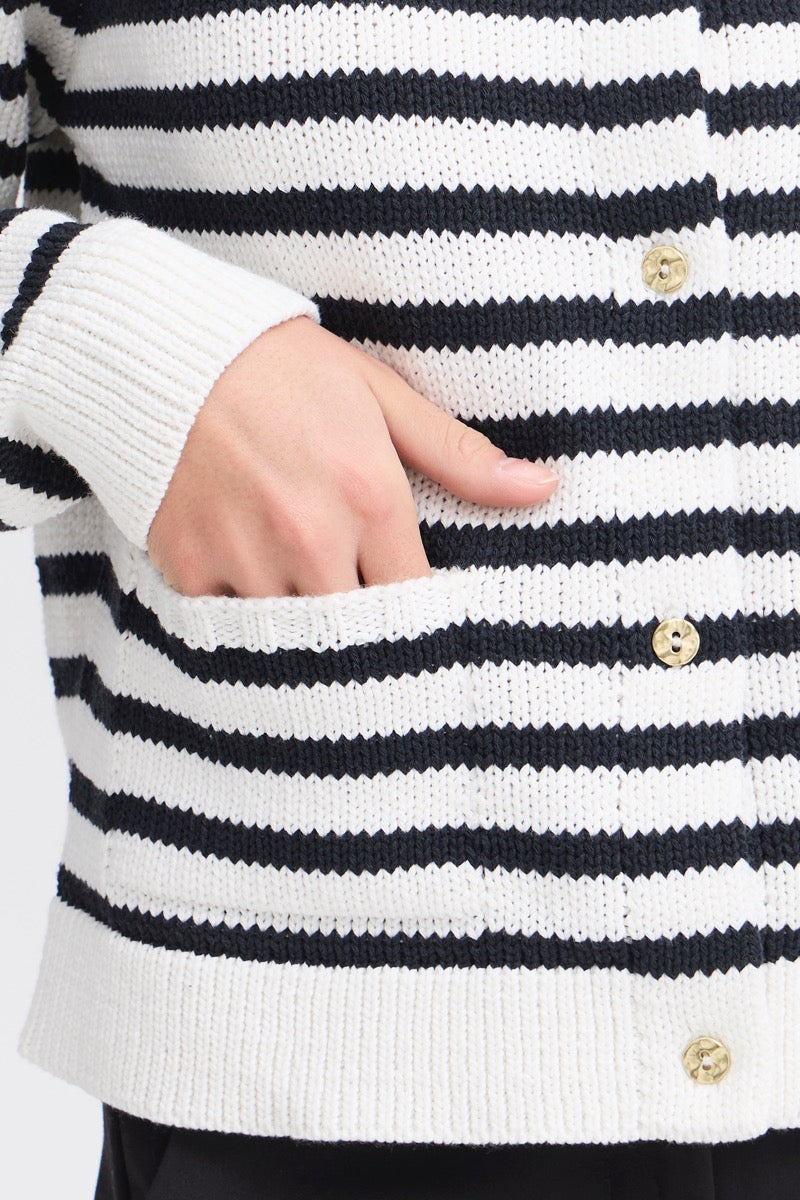 Fransa Banja Cardigan 1 Sort Mix