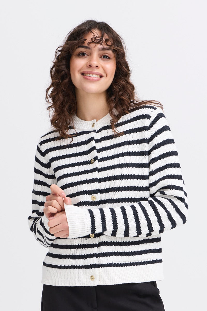 Fransa Banja Cardigan 1 Sort Mix