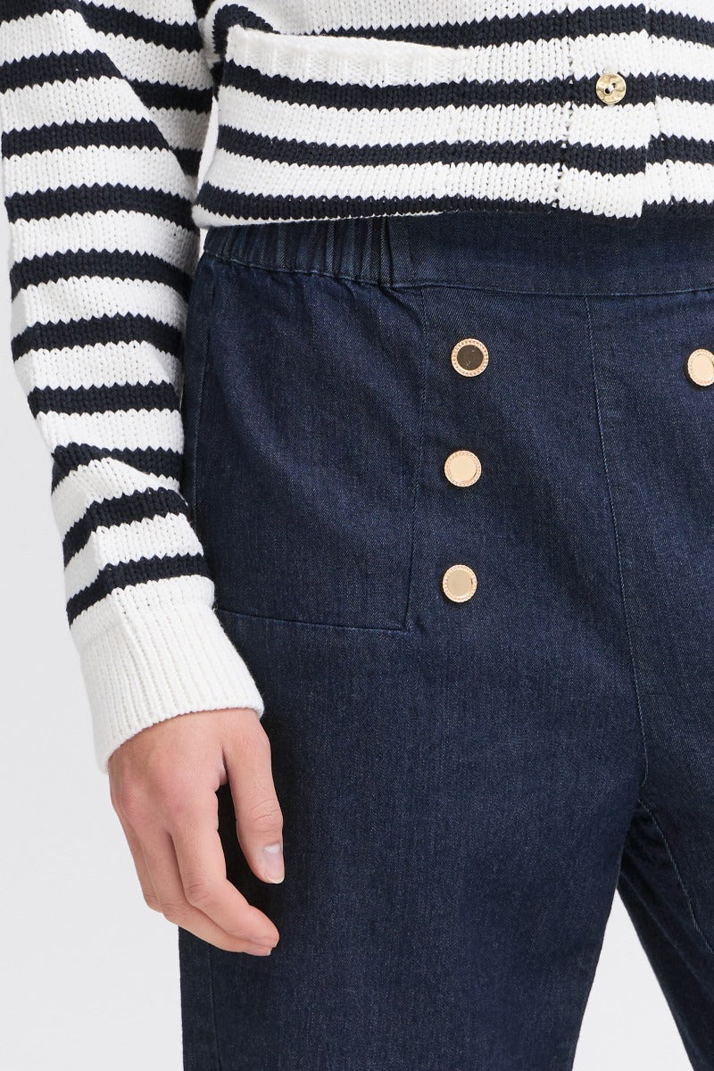 Fransa Chicago Buks 1 Raw Blå Denim