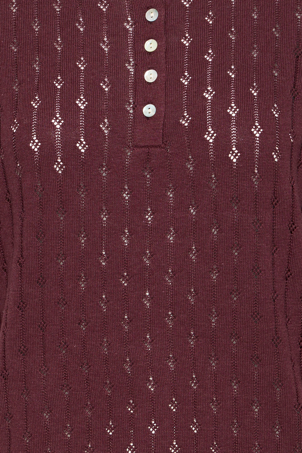 Fransa Pointella Pullover 2 Fudge Rød