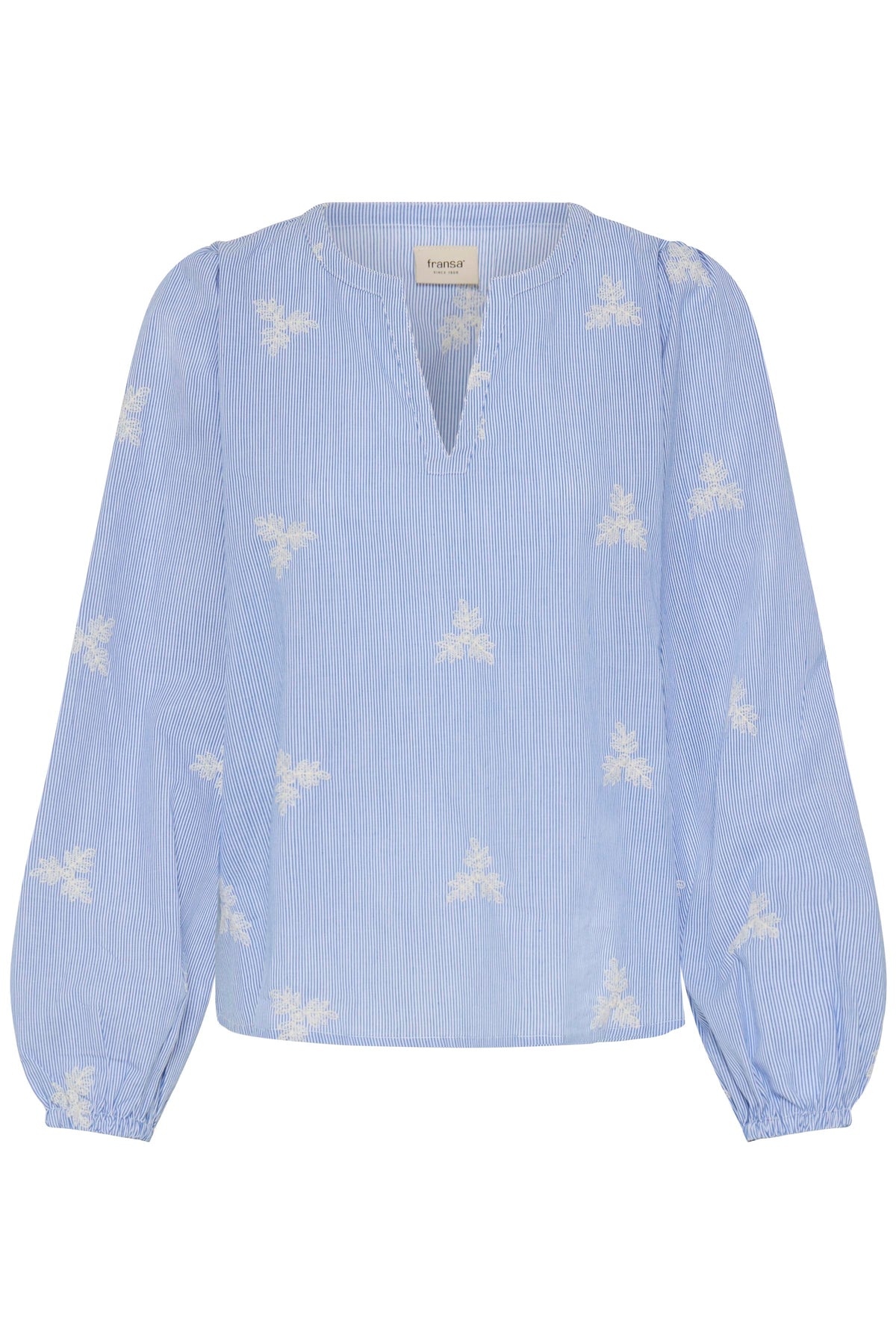 Fransa Vittoria 1 Bluse Stribet Navy Blå