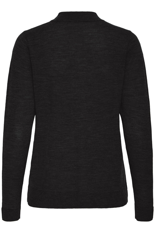Fransa Woolina Pullover 2 Meteorite Sort