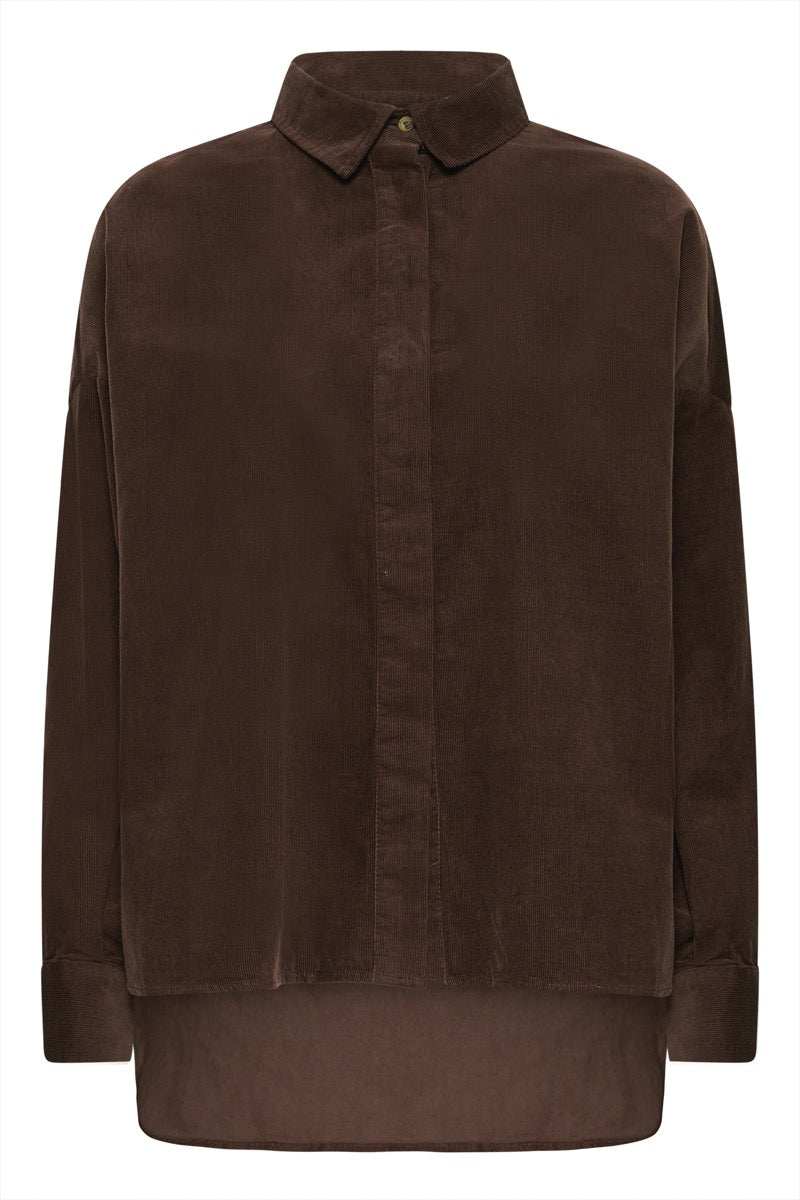 Fransa Cory Skjorte 3 Chocolate Torte Brun