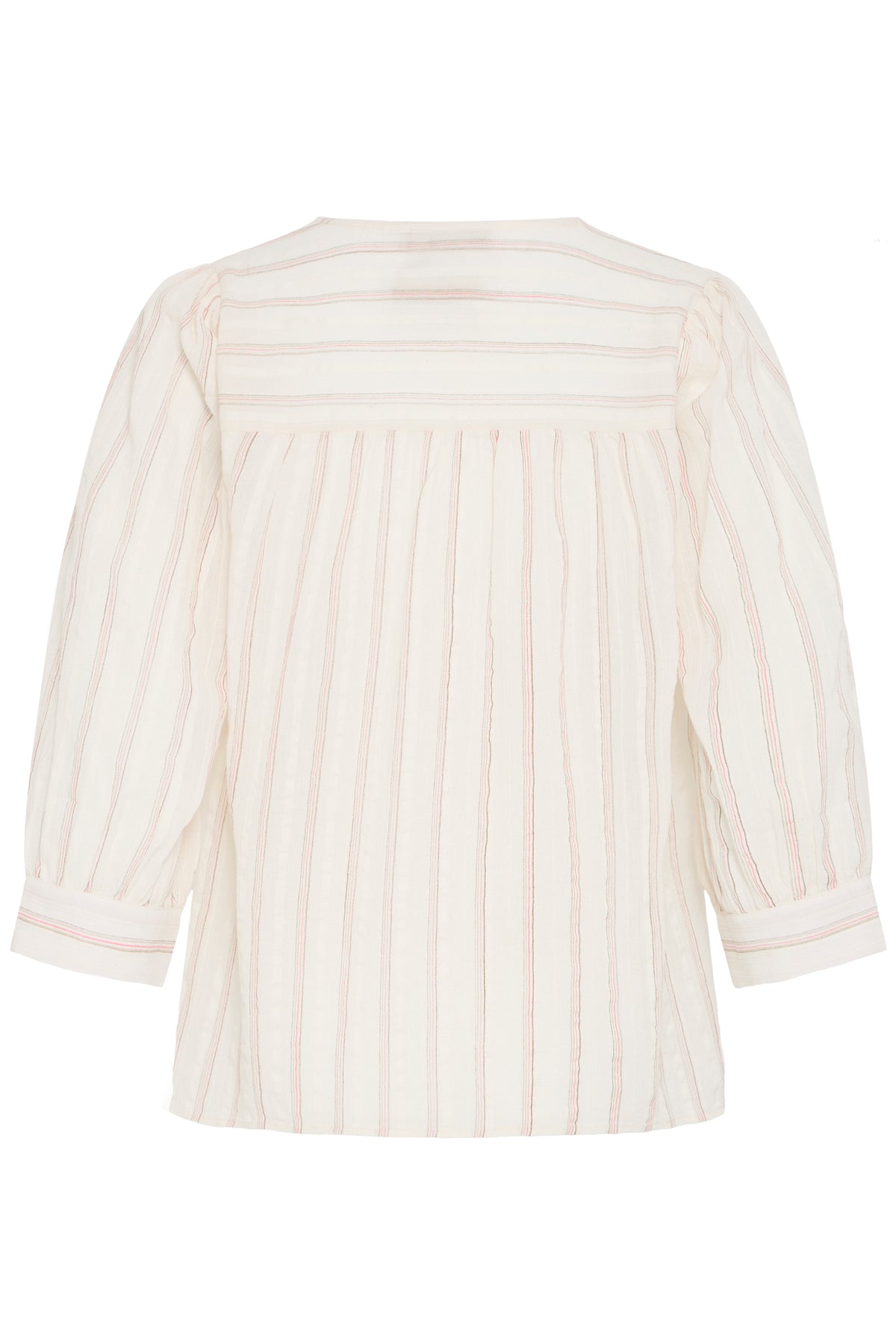Fransa Adi Skjorte 1 Stribet Honeysuck Hvid