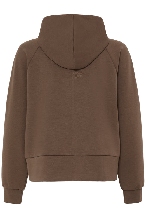 Fransa Priya Cardigan 1 Rain Drum Brun