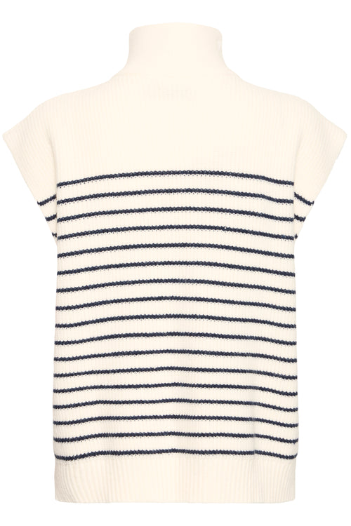 Fransa Vinna Vest 1 Stribet Navy Blå