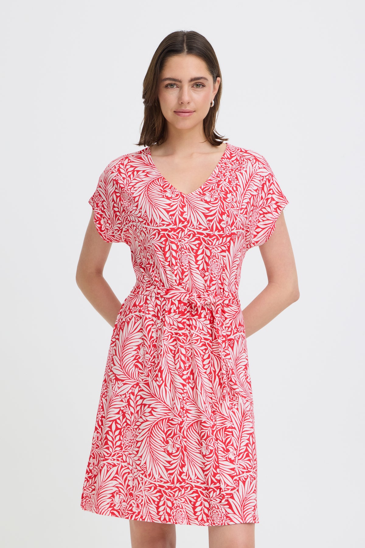 Fransa Amy 4 Kjole Pink Hvid