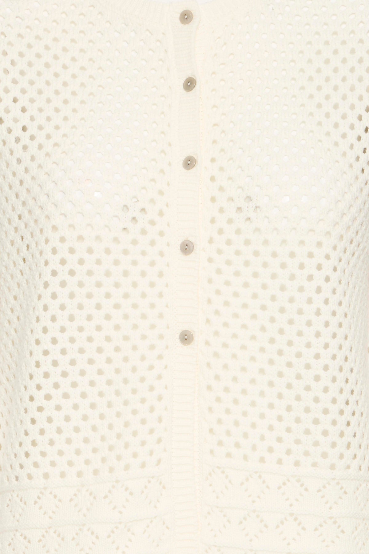 Fransa Josa Cardigan 1 Whisper Hvid