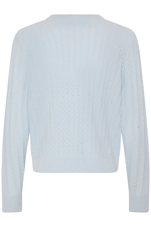 Fransa Vanessa Pullover 1 Ice Water Blå