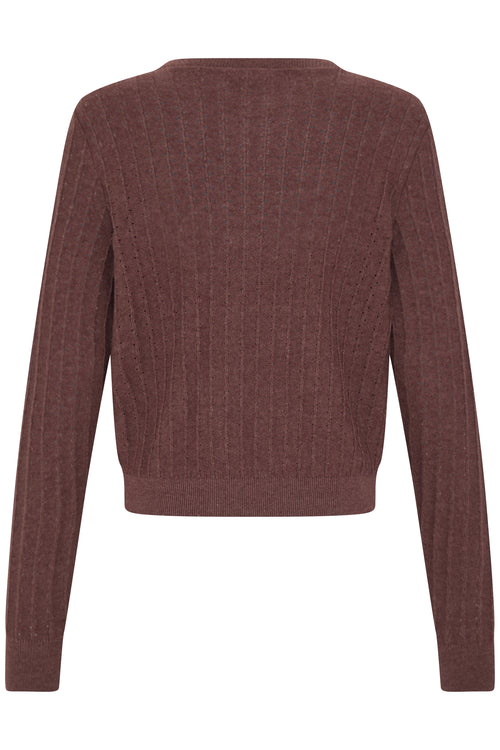 Fransa Vanessa Pullover 1 Rum Raisin Rødbrun